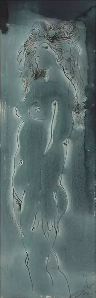 HANS ERNI — Frauenakt. 1968. — Koller Auktionen
