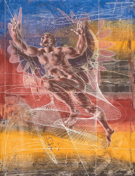 Hans Erni — Athlet in Spirale, 1967