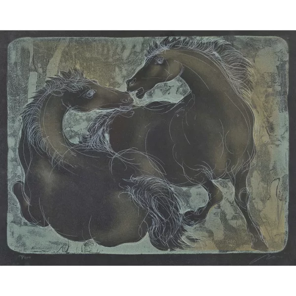 Hans Erni — "Zwei Pferde I".