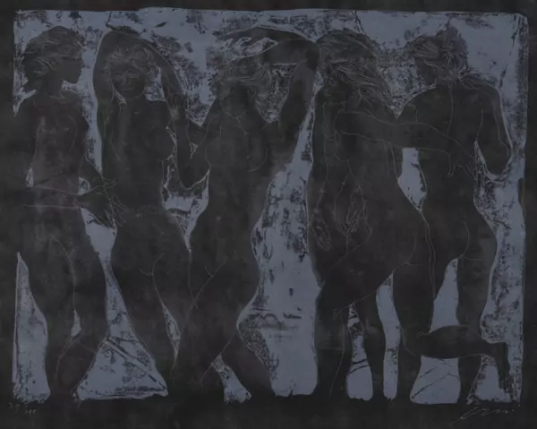 Hans ERNI (1909-2015), "Six nus", lithographie — DognyAuction