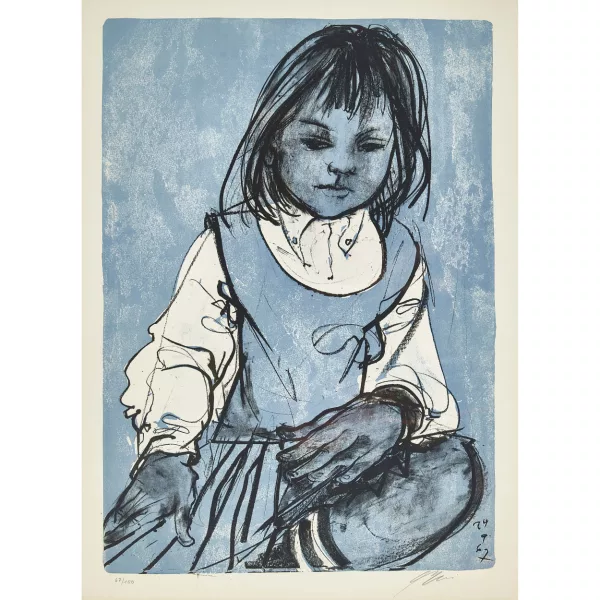 Hans Erni — "Sibylle auf Blau".