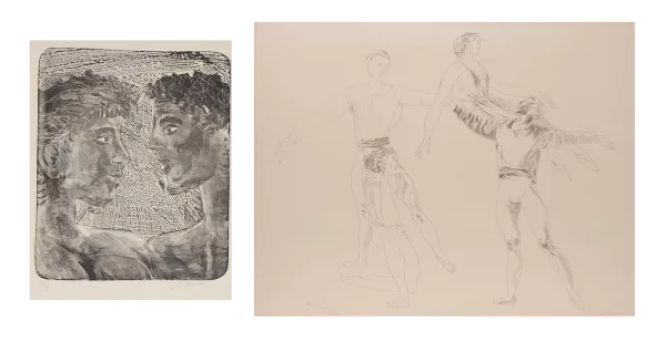 Hans Erni — Couple de danseurs