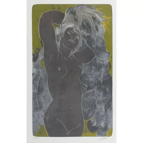 Hans Erni — "Mädchen mit Schimmel".