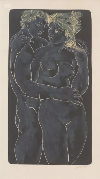 Hans Erni (1909-2015), "Le couple" — DognyAuction