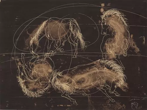 ERNI, HANS — Four Horses. 1950. — Koller Auktionen