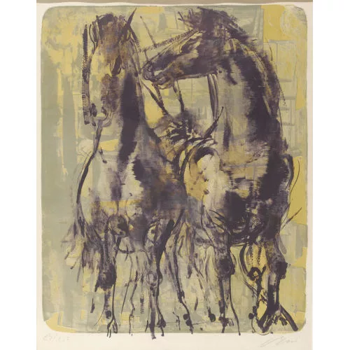 Hans Erni — "Zwei Pferde".