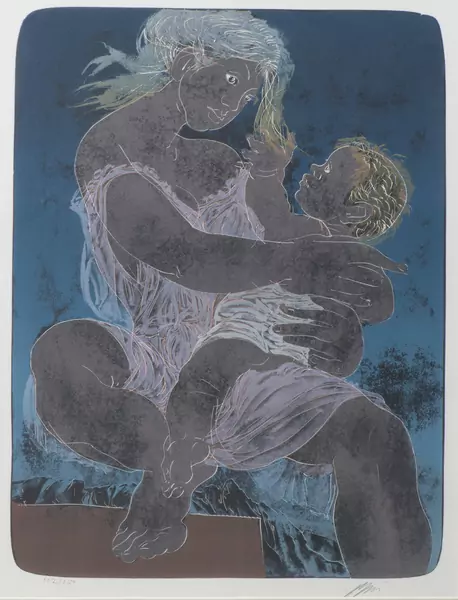 Hans ERNI (1909-2015), Lithographie couleur, signé et numéroté — DognyAuction
