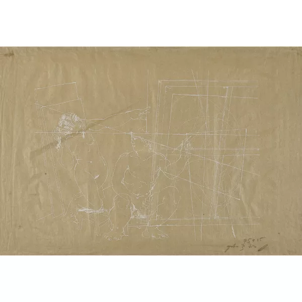 Hans Erni — "Dialog zwischen Künstler und Modell".