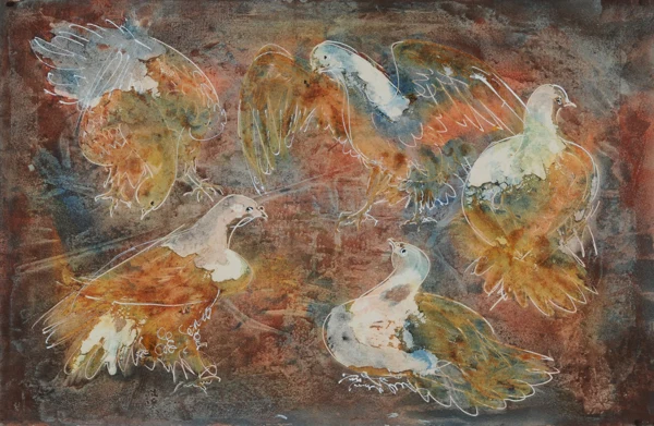 Hans Erni — Tauben