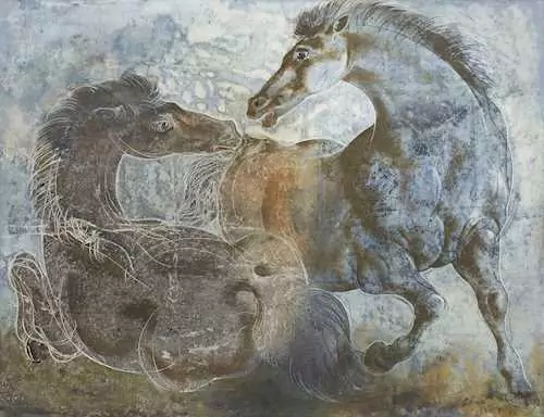 HANS ERNI — Deux chevaux II. 1956. — Koller Auktionen
