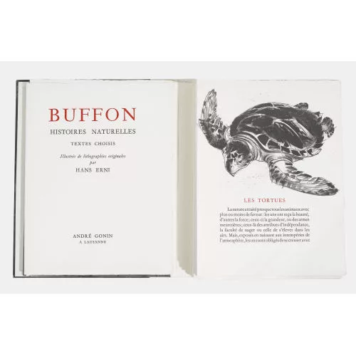 Hans Erni — Georges-Louis Leclerc de Buffon: "Histoires Naturelles".