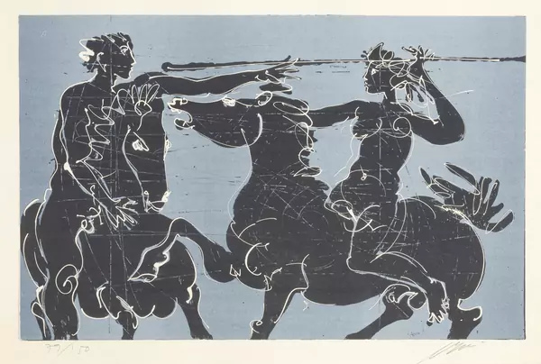 Combat hippique