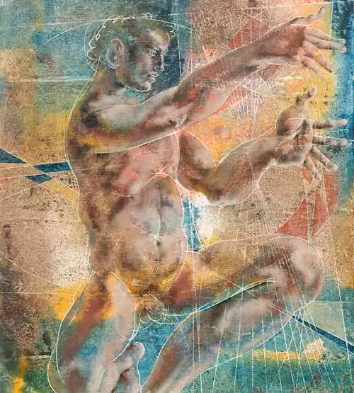 HANS ERNI — Harfenspieler. 1965. — Koller Auktionen