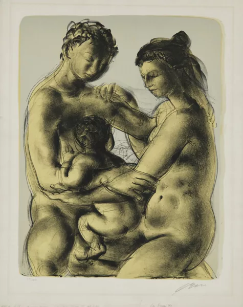 Hans Erni — Hans Erni (1909), \Die Familie, 1960\