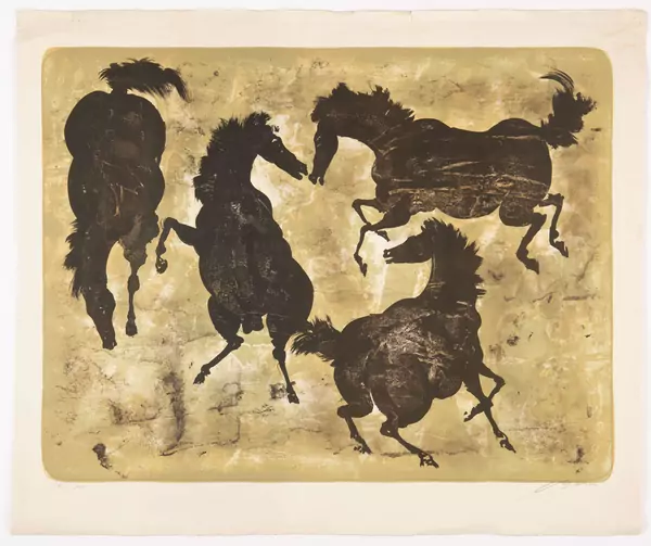 Hans ERNI (1909-2015), "Quatre chevaux" — DognyAuction