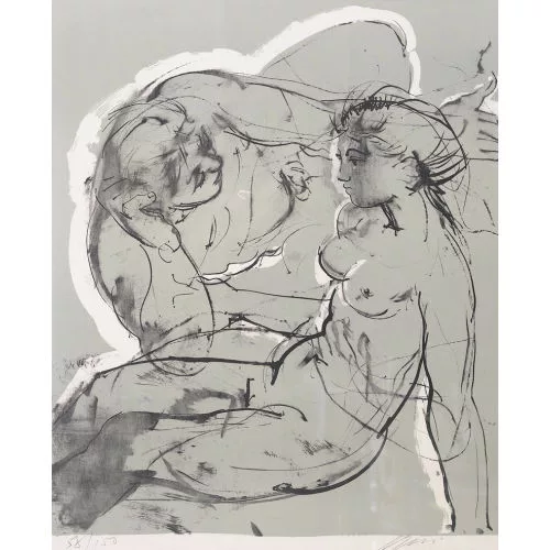 Hans Erni — "Sitzende und Liegende".