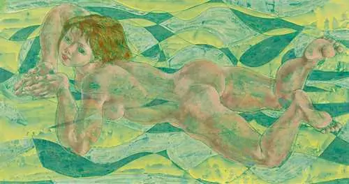 HANS ERNI — Schwimmendes Mädchen. 1959. — Koller Auktionen