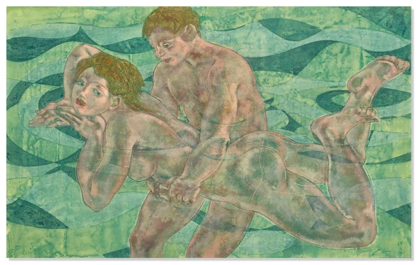 Hans Erni — Junges Paar, 1959