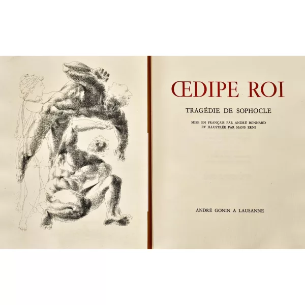 Hans Erni — Sophokles: "Oedipe Roi".
