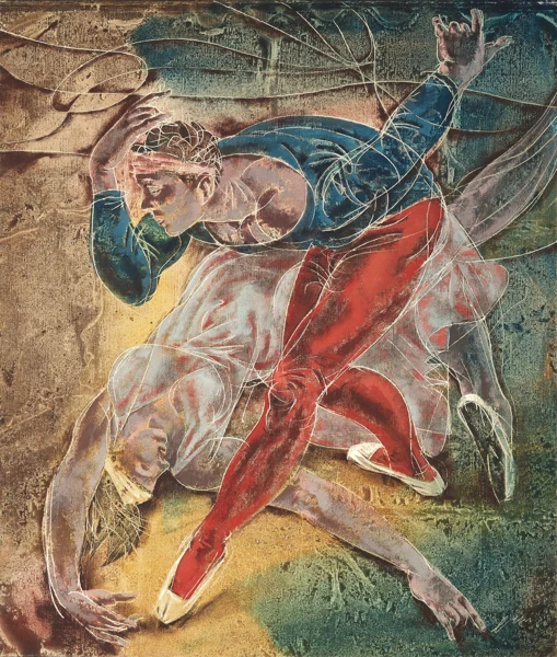 Hans Erni — Tanzendes Paar, 1960