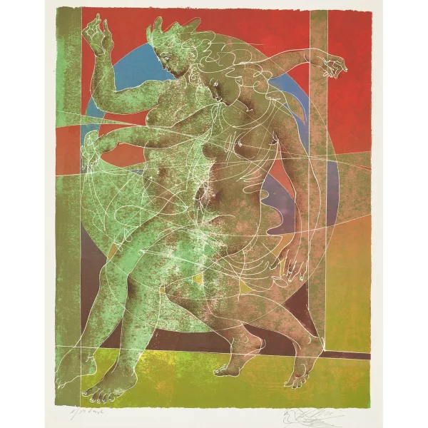 Hans Erni — "Mädchen im Tanzschritt".