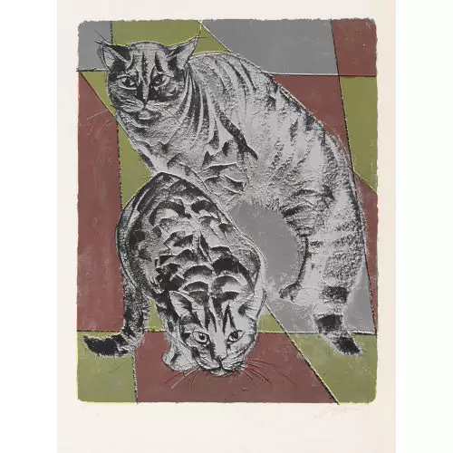 "Zwei Katzen"