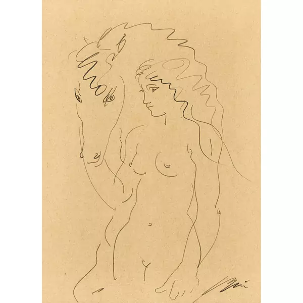 Mädchen und Pferd