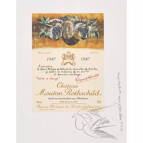 "Château Mouton Rothschild Pauillac 1987"