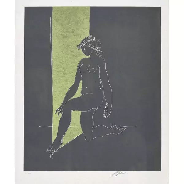 "Kniendes Mädchen"