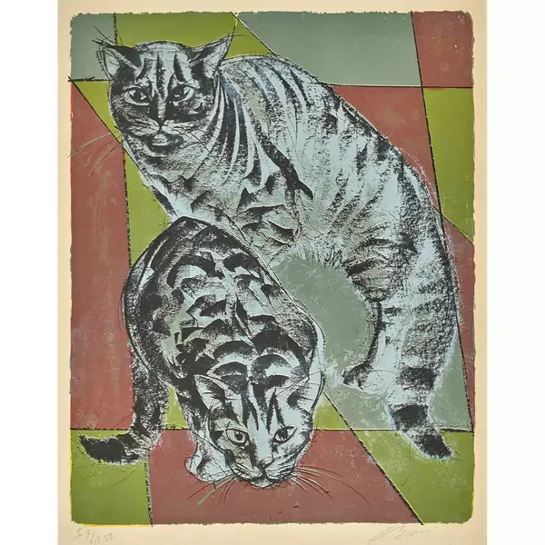 Zwei Katzen
