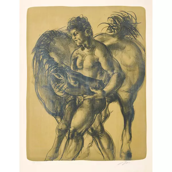"Mann und Pferd"