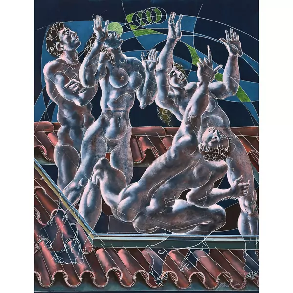 "Vier Amateur Astronomen"