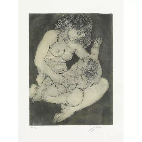 Hans Erni — Mère et enfant.