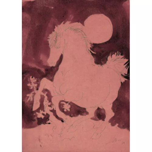 Hans Erni — Steigendes Pferd.