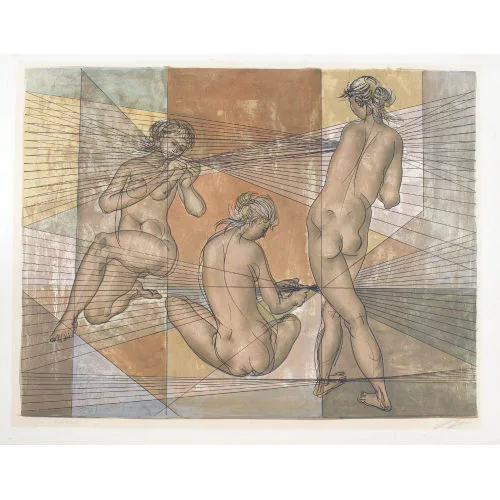 Hans Erni — Die Spinnerinnen.
