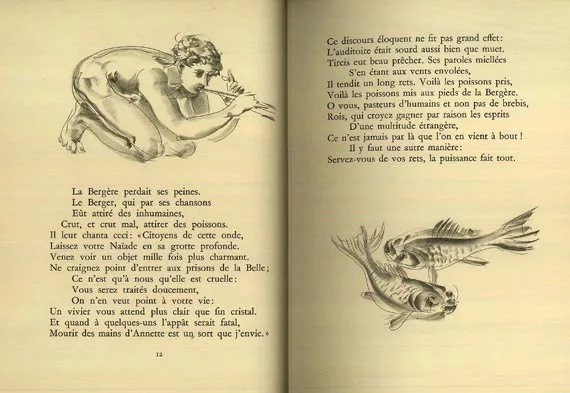 Hans Erni — La Fontaine, Fables. (1955)