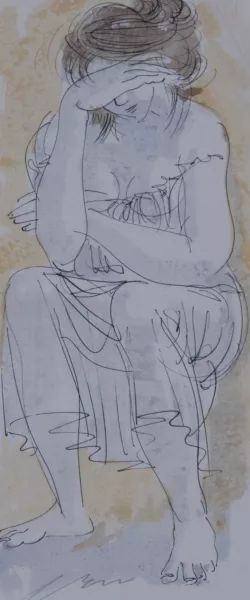 Hans Erni — Sitzende