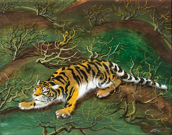 «Tiger im Dschungel» – 1972 – Hans Erni