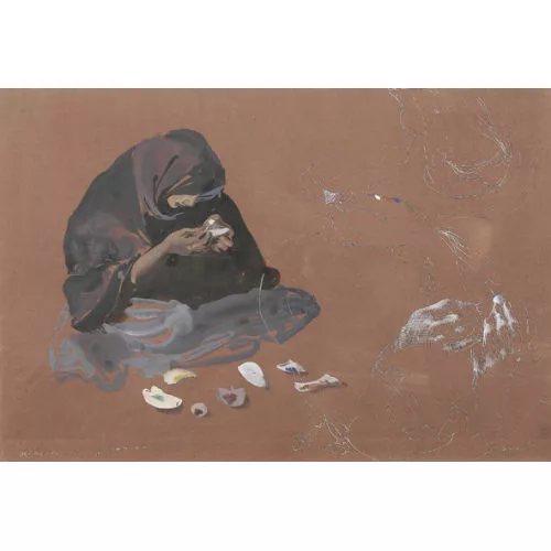 Hans Erni — Die Näherin.