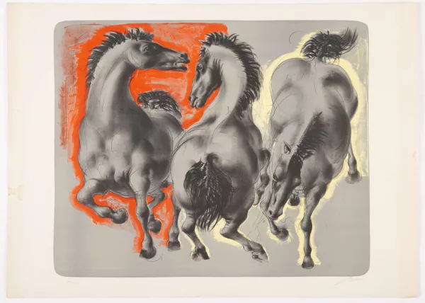 Hans Erni — Trois chevaux
