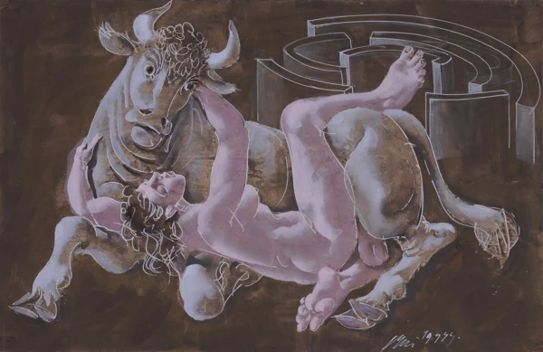 Hans Erni — Europa und der Stier, 1999