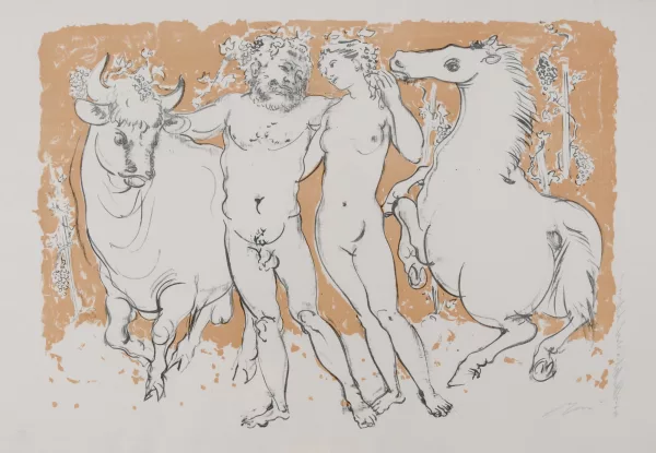 Hans Erni — Bacchantische Szene, 1958