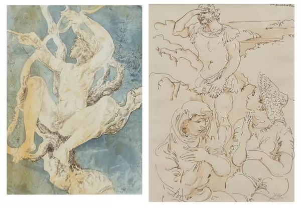 Hans ERNI (1909-2015), ensemble de deux œuvres sur papier — DognyAuction