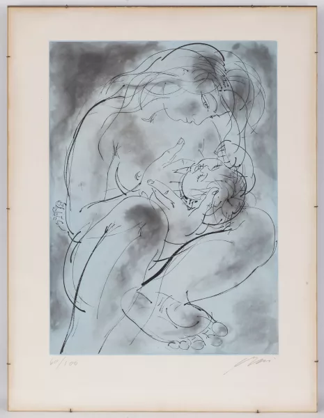 Hans Erni — Mère et enfant,