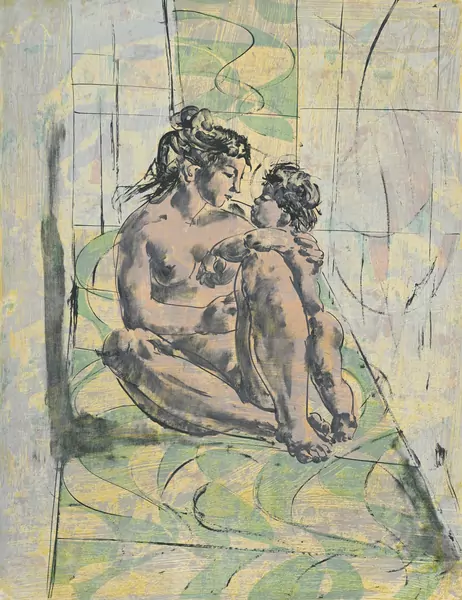 Hans Erni — Mère et enfant
