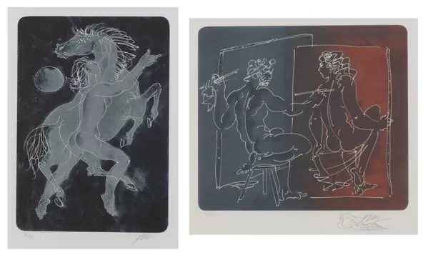 Hans ERNI (1909-2015), Ensemble de deux lithographies — DognyAuction