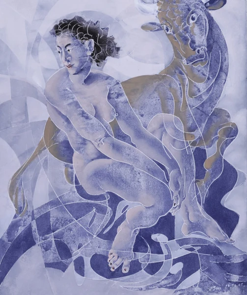 Hans Erni — Europa und der Stier, 2001