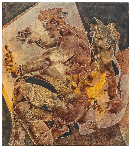 Hans Erni — Peintre observé par son modèle, 1968