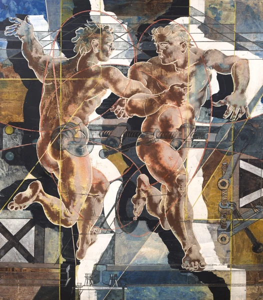 Hans Erni — Zwei männliche Akte, 1964