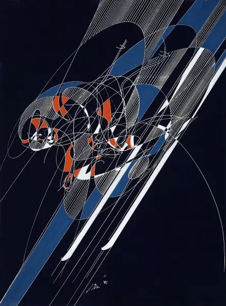 Skifahrer